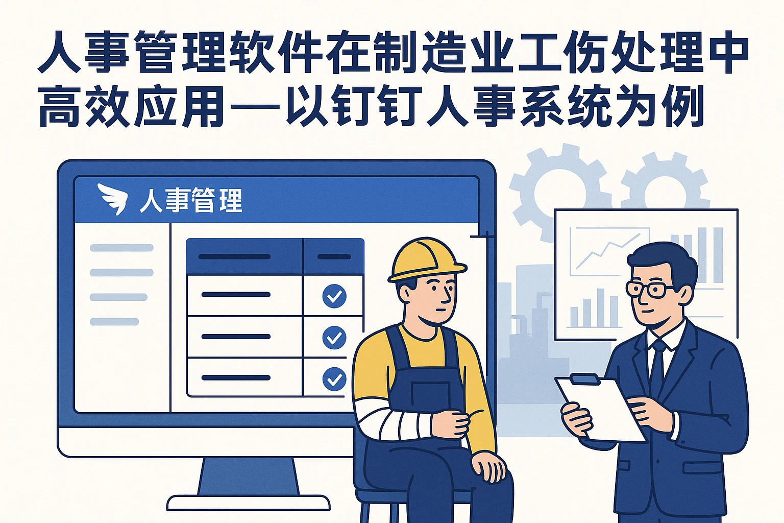 人事管理软件在制造业工伤处理中的高效应用——以钉钉人事系统为例