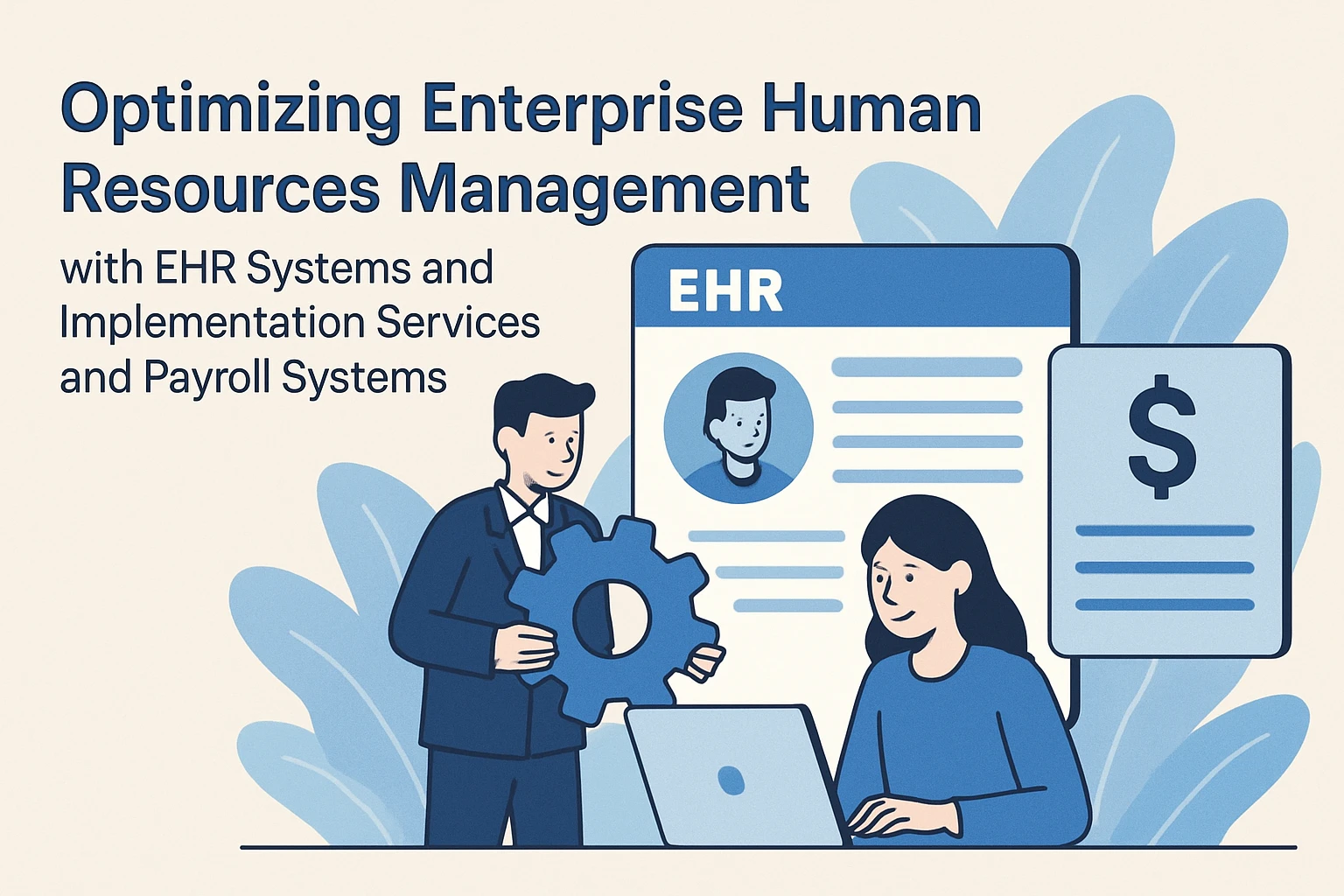 优化企业人力资源管理的ehr系统与实施服务及薪资核算系统