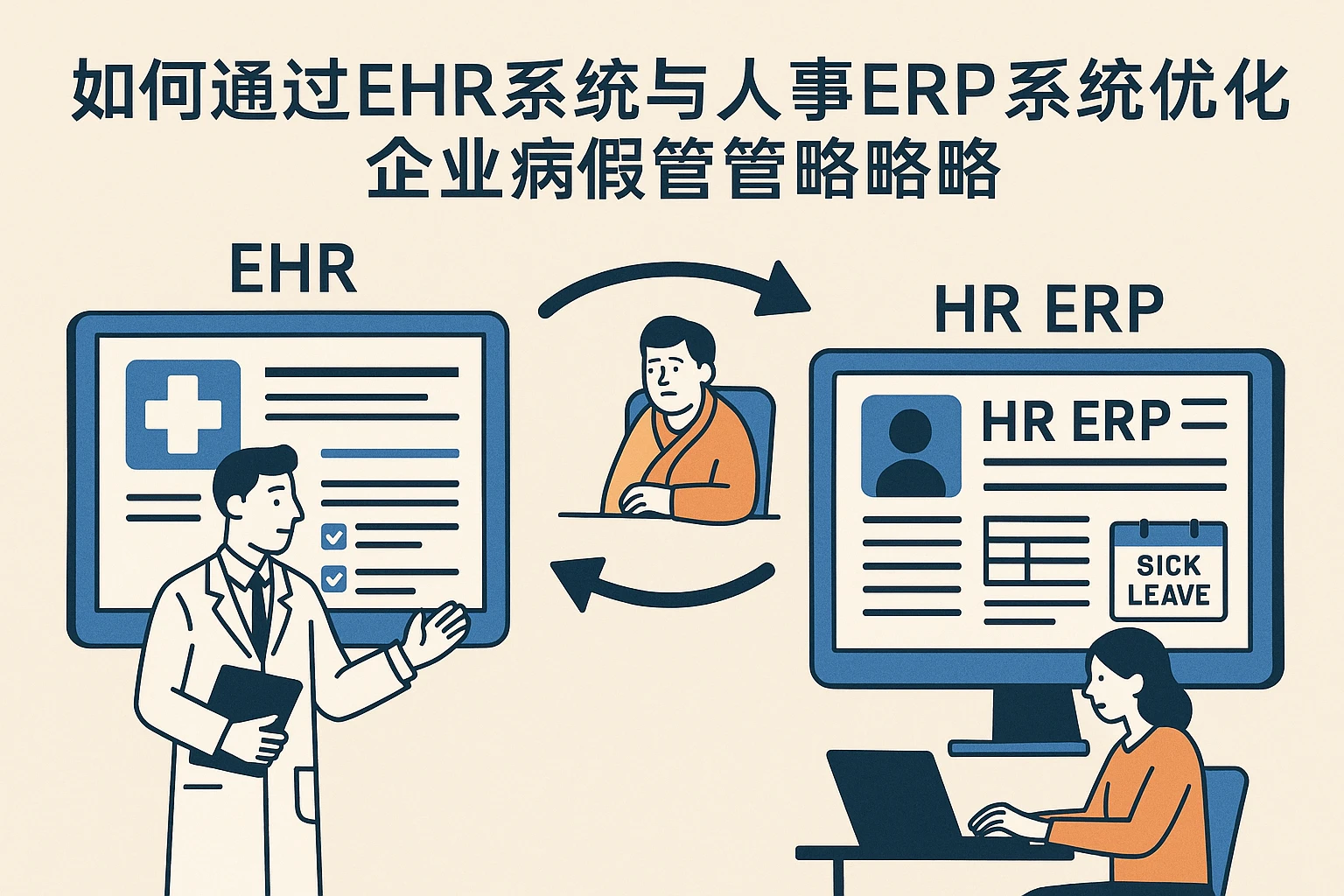 如何通过EHR系统与人事ERP系统优化企业病假管理策略