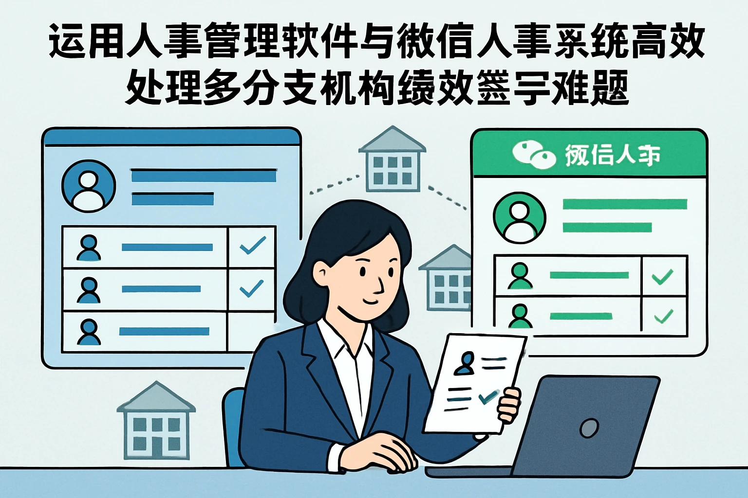 运用人事管理软件与微信人事系统高效处理多分支机构绩效签字难题