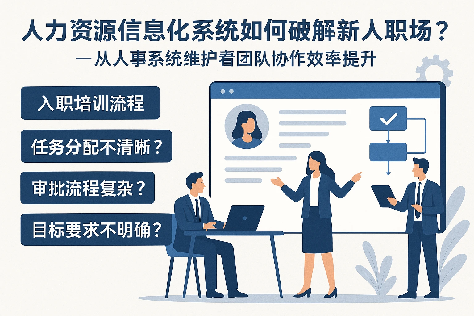 人力资源信息化系统如何破解新人职场困境？从人事系统维护看团队协作效率提升