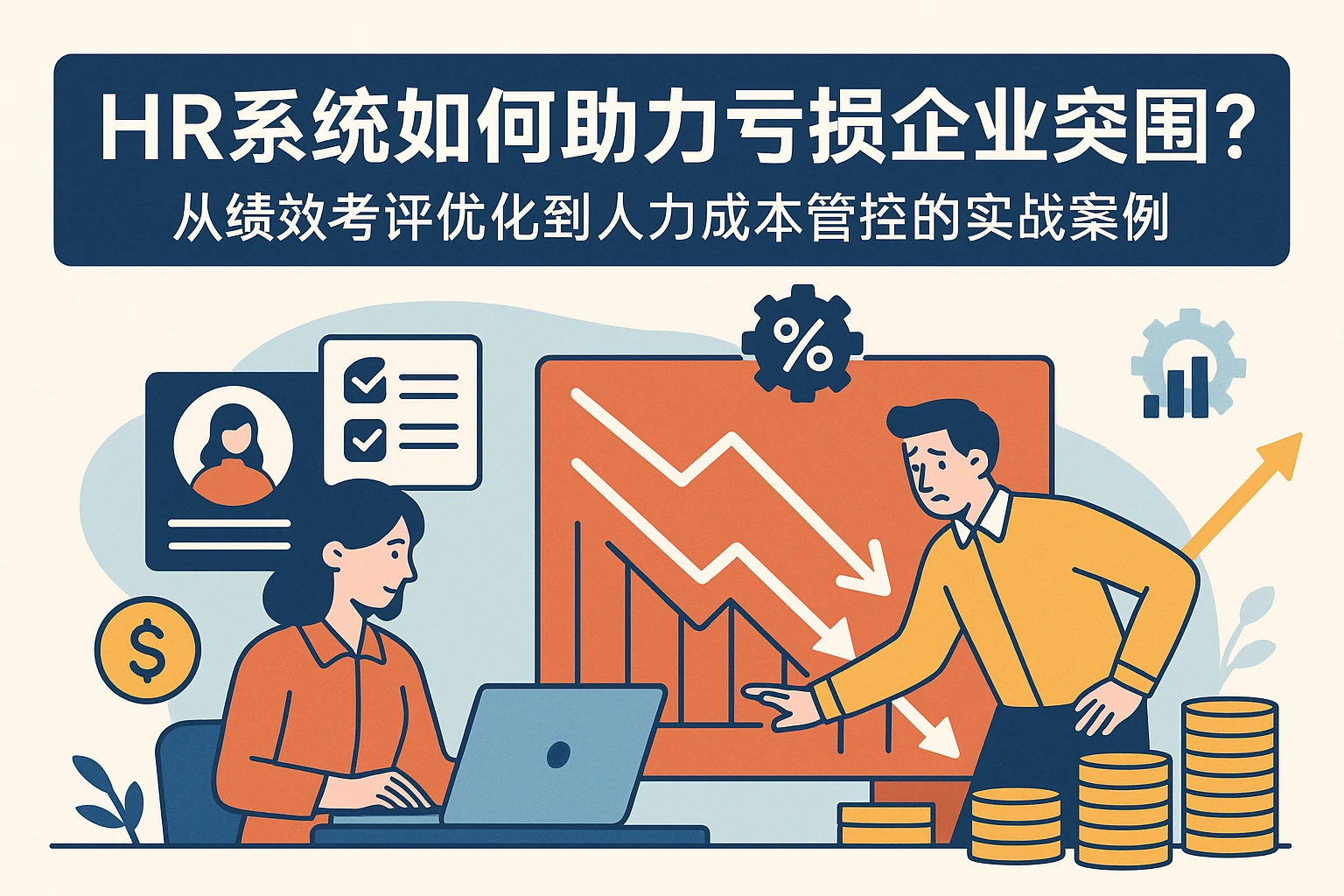 HR系统如何助力亏损企业突围？从绩效考评优化到人力成本管控的实战案例