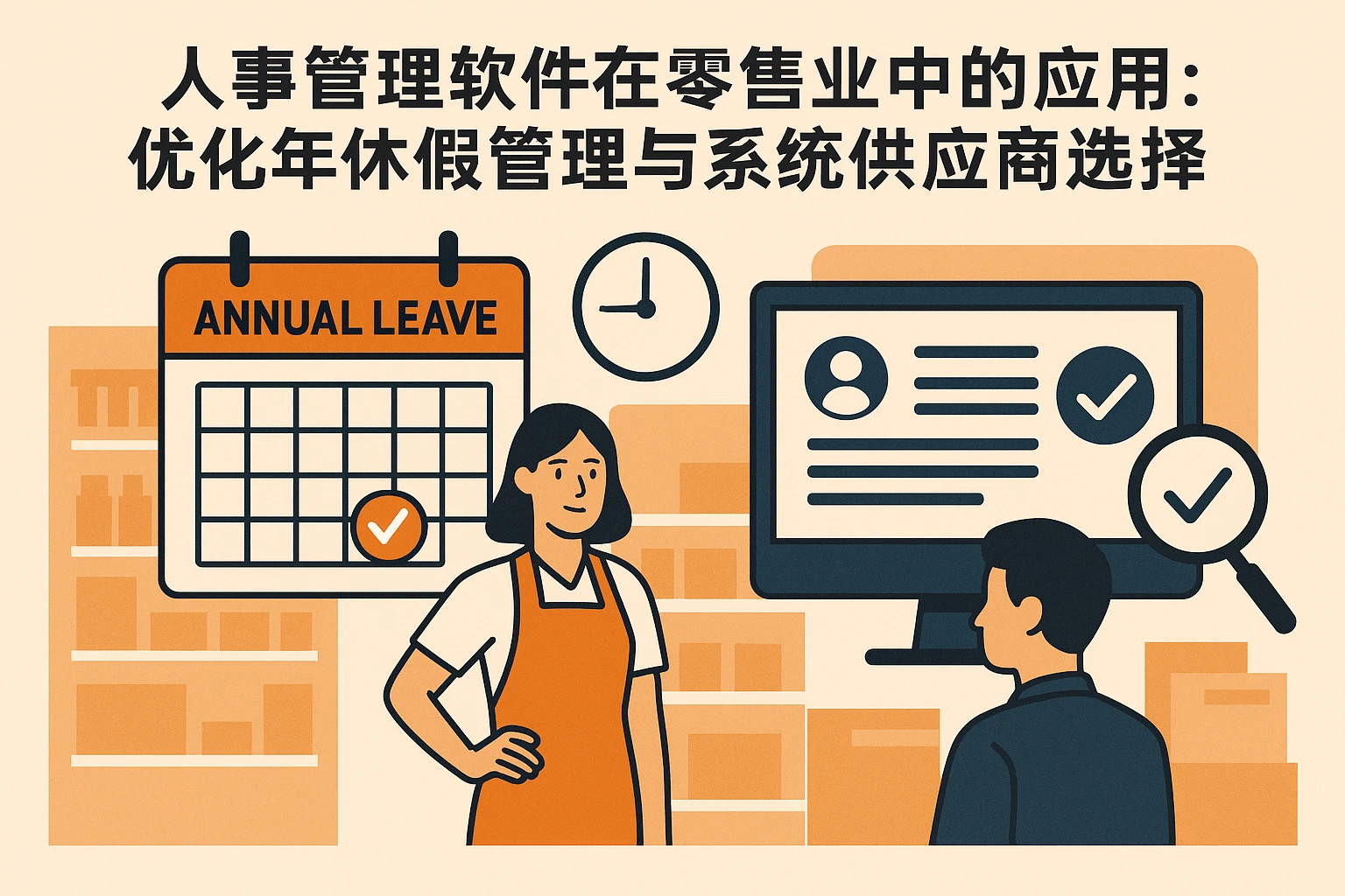 人事管理软件在零售业中的应用:优化年休假管理与系统供应商选择