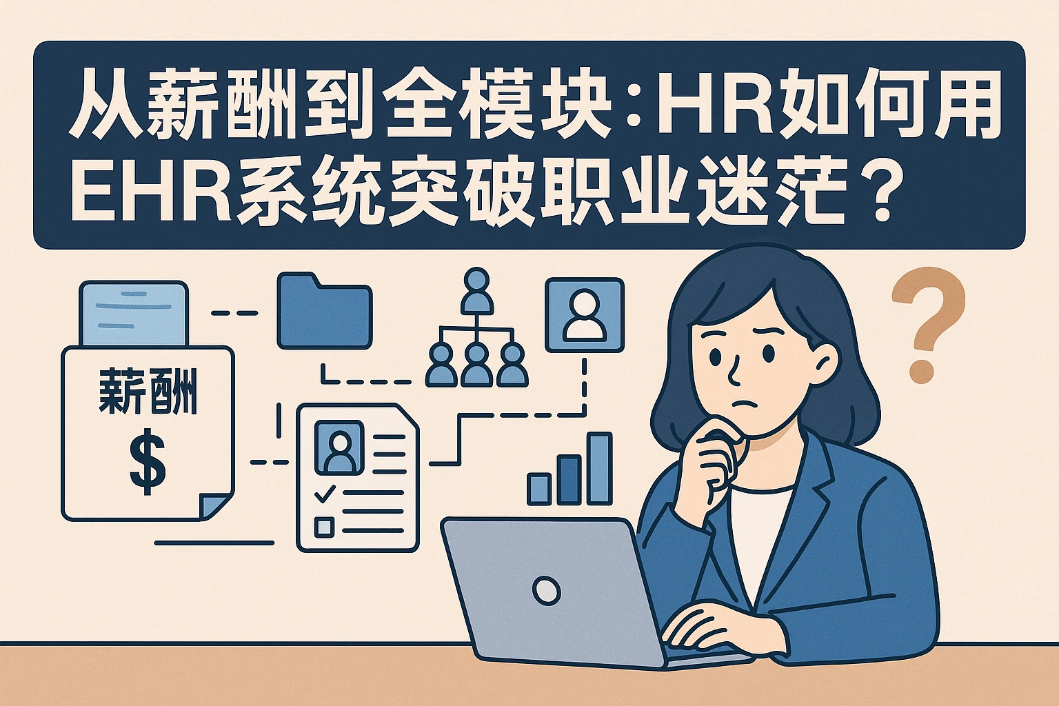 从薪酬到全模块：HR如何用EHR系统突破职业迷茫？