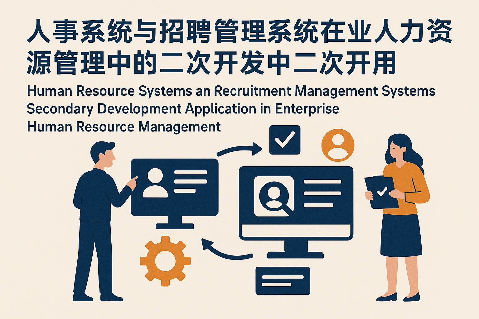 人事系统与招聘管理系统在企业人力资源管理中的二次开发应用