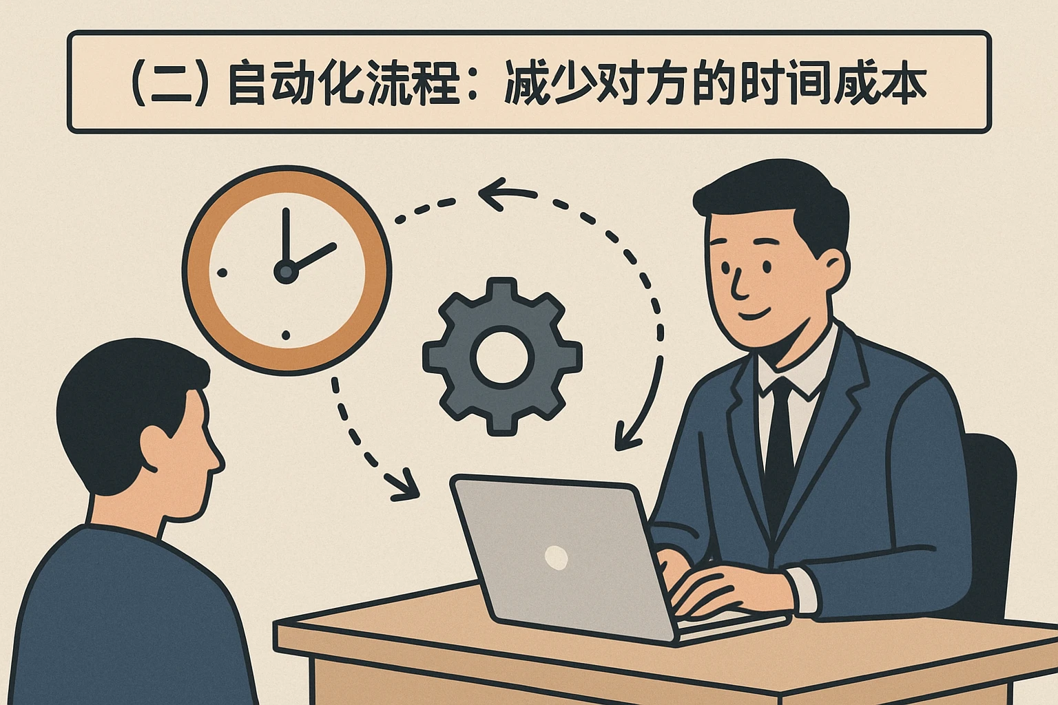 (二)自动化流程:减少对方的时间成本