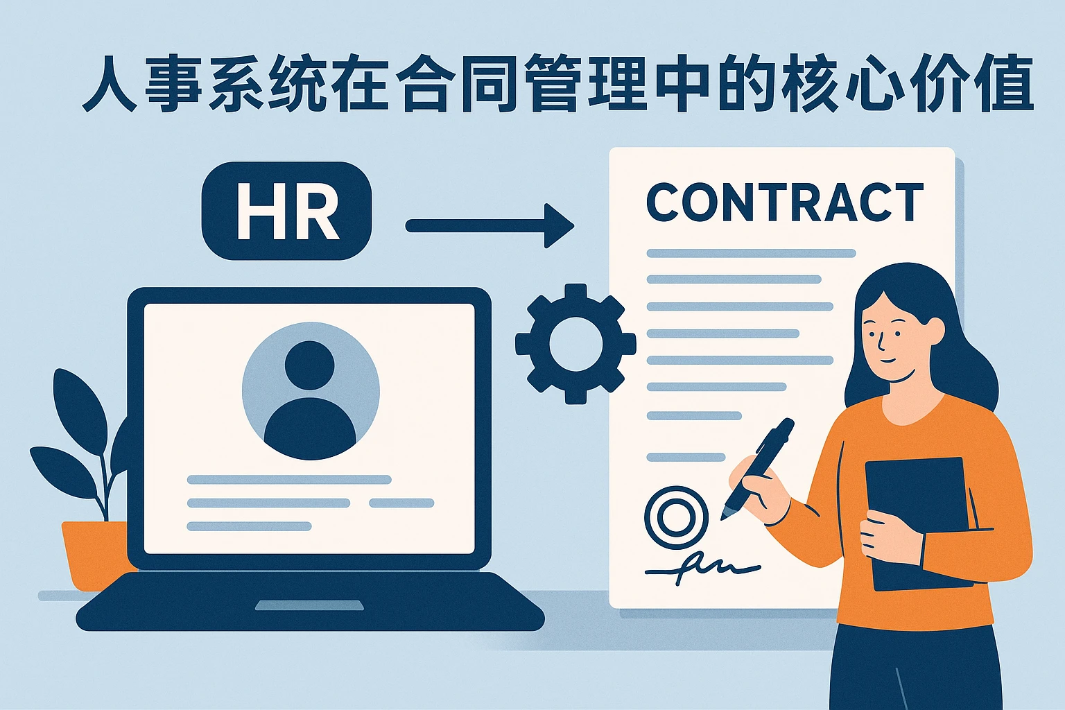人事系统在合同管理中的核心价值