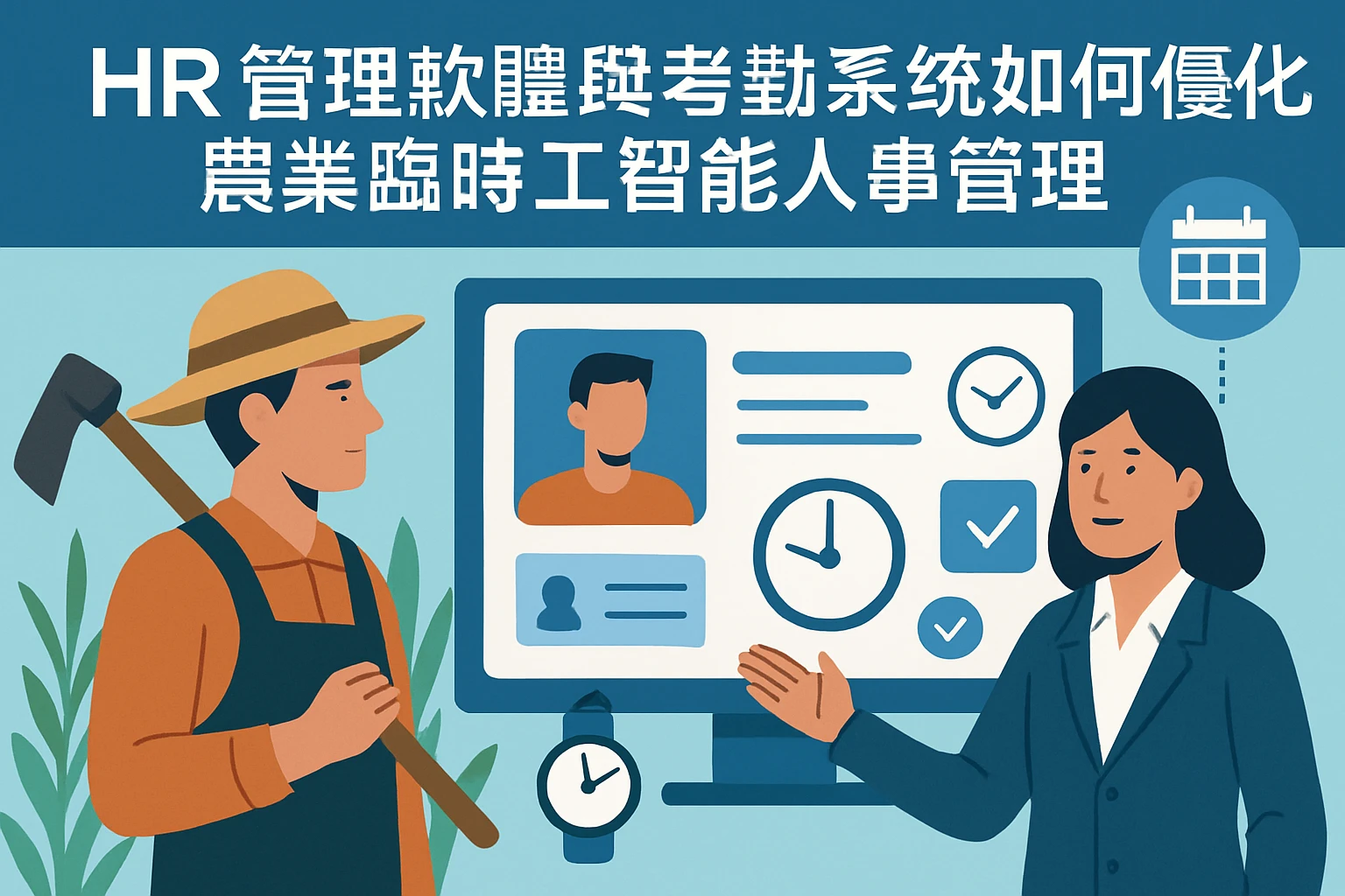 HR管理软件与考勤系统如何优化农业临时工智能人事管理