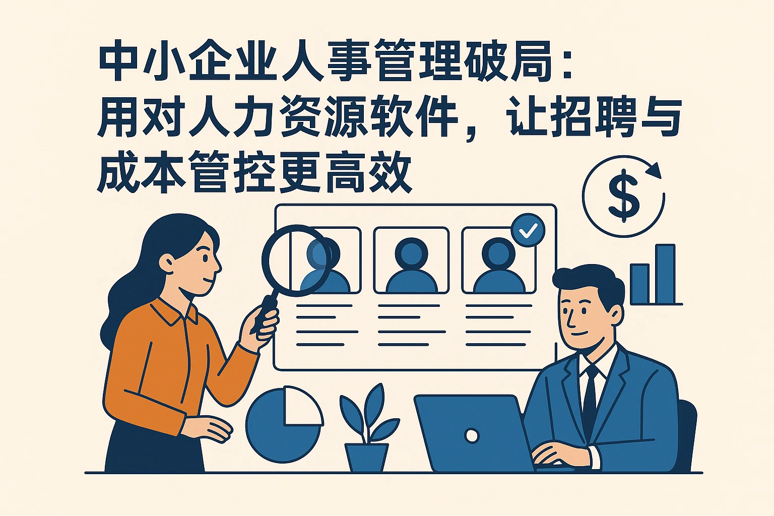 中小企业人事管理破局:用对人力资源软件,让招聘与成本管控更高效