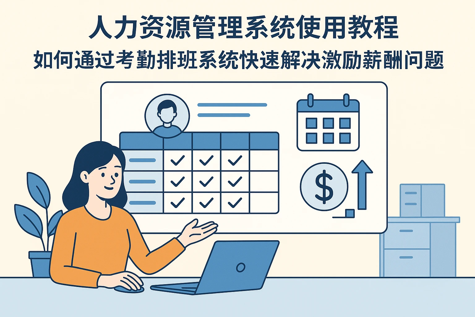 人力资源管理系统使用教程：如何通过考勤排班系统快速解决激励薪酬问题