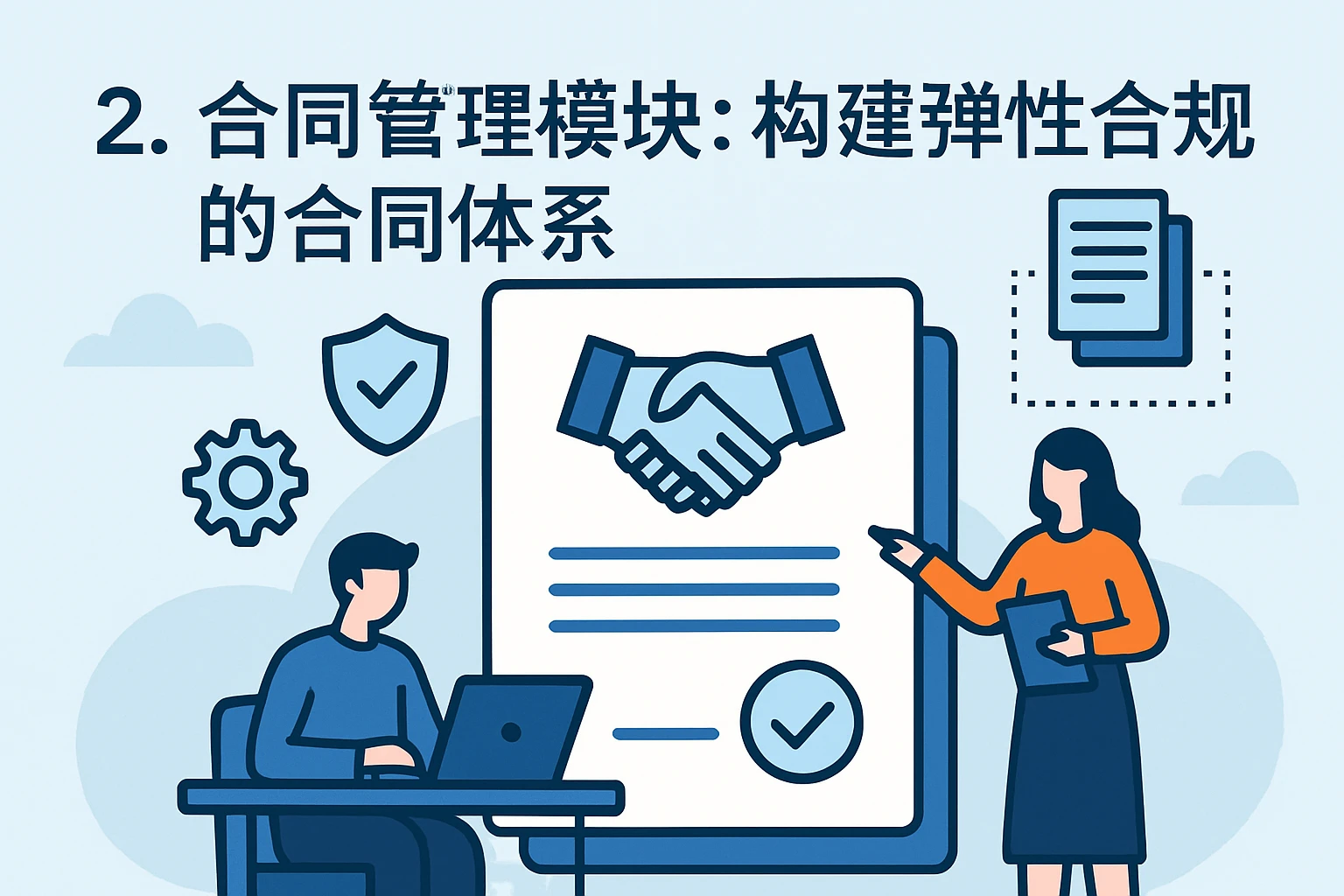 2. 合同管理模块:构建弹性合规的合同体系