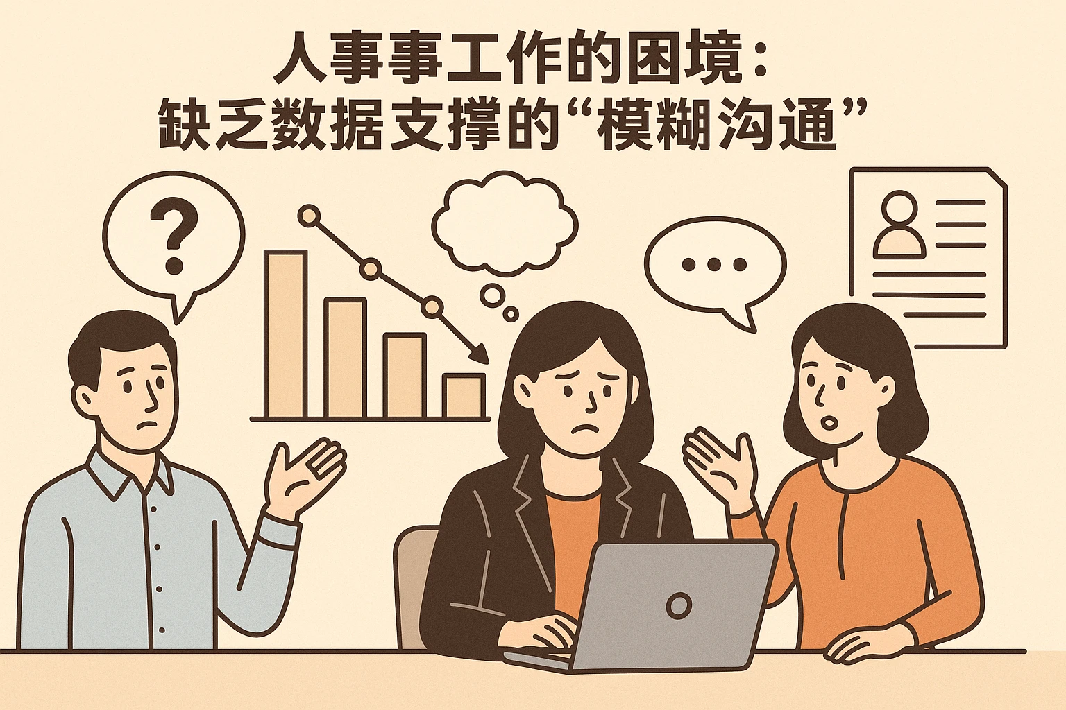 2. 人事工作的困境：缺乏数据支撑的“模糊沟通”