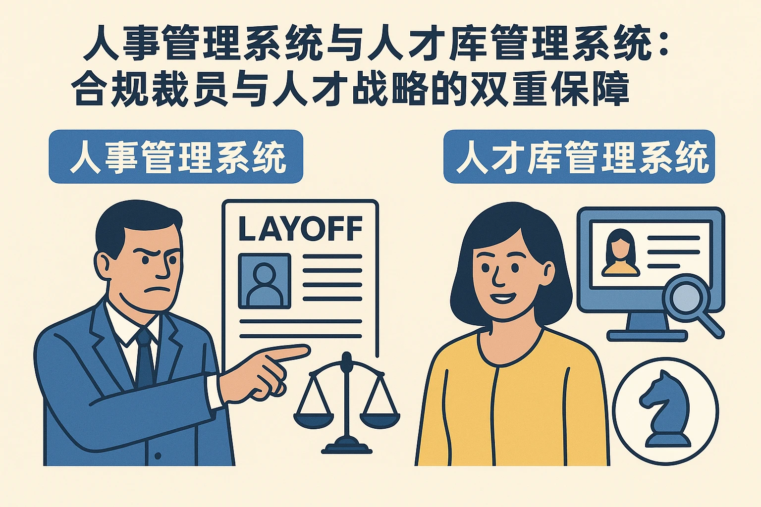 人事管理系统与人才库管理系统:合规裁员与人才战略的双重保障