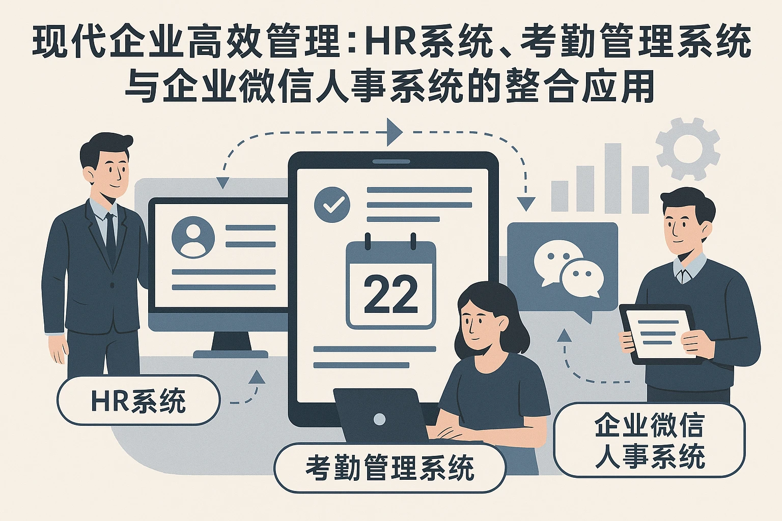 现代企业高效管理：HR系统、考勤管理系统与企业微信人事系统的整合应用