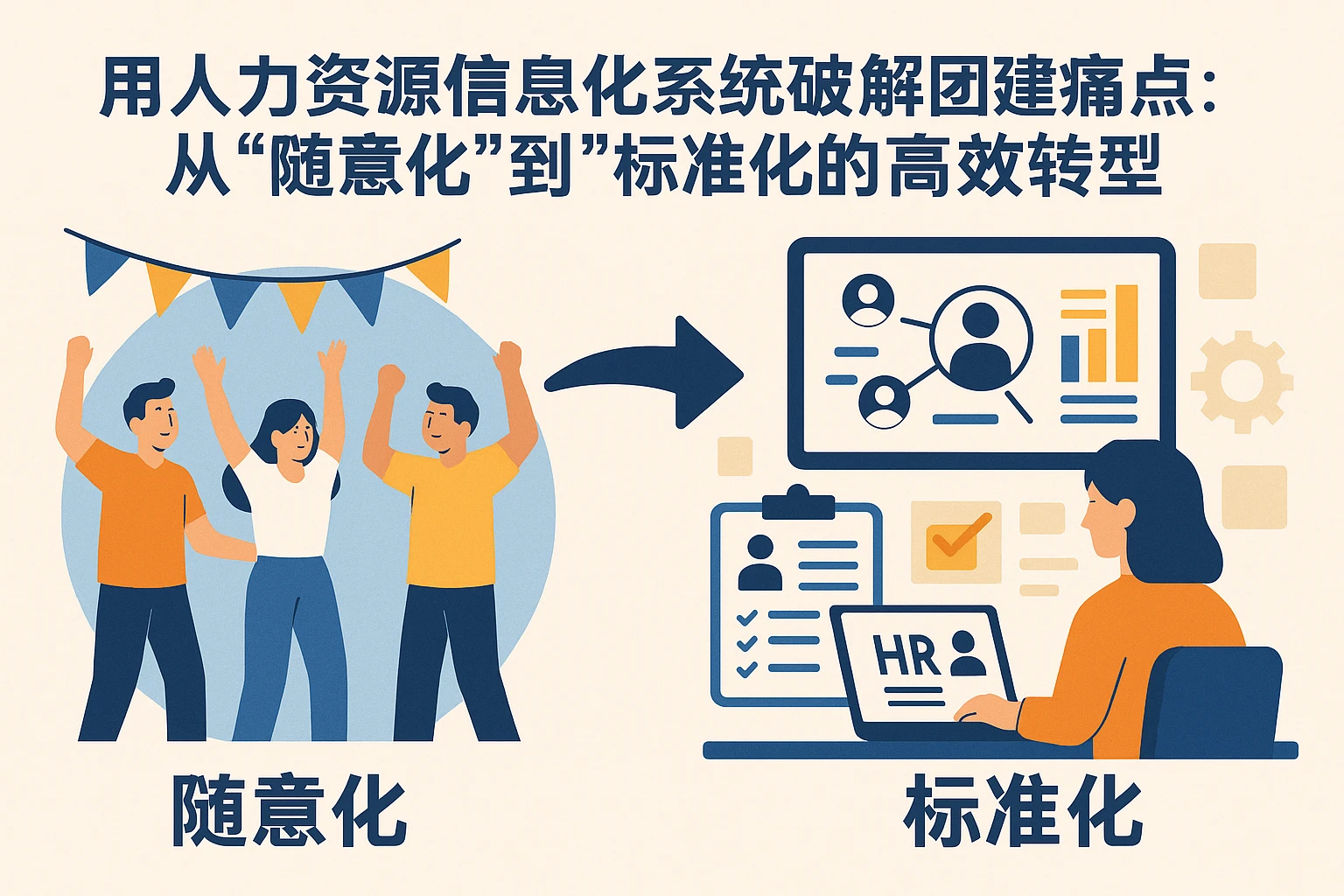用人力资源信息化系统破解团建痛点：从“随意化”到“标准化”的高效转型