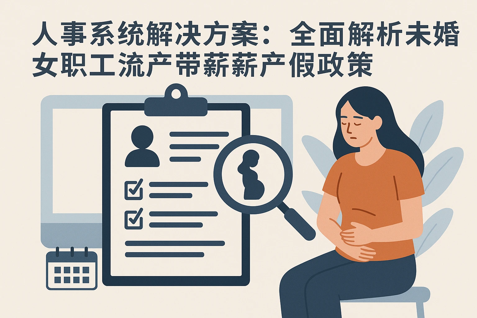 人事系统解决方案：全面解析未婚女职工流产带薪产假政策