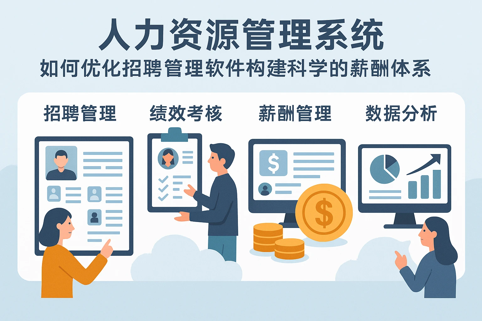 人力资源管理系统如何优化招聘管理软件构建科学的薪酬体系