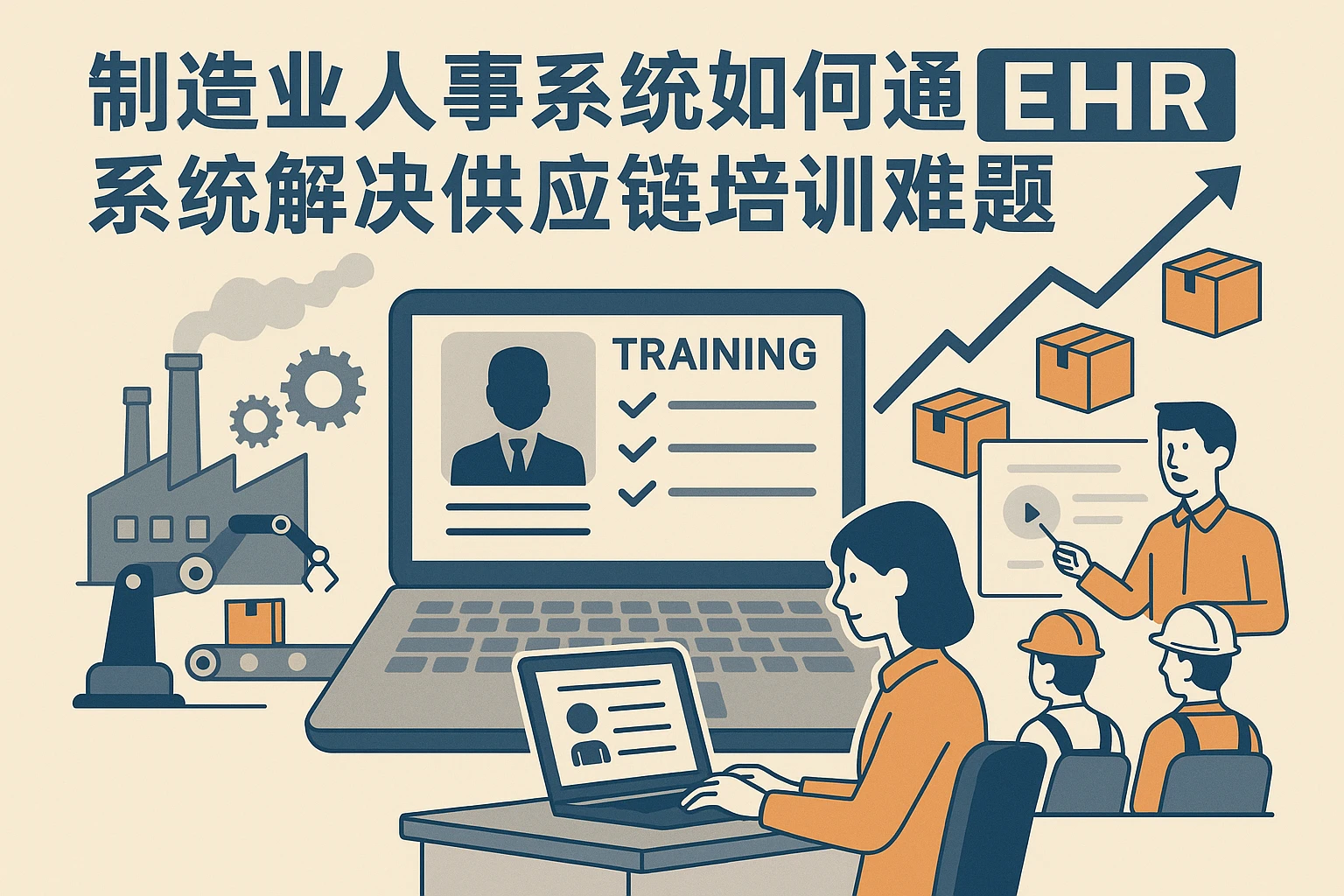 制造业人事系统如何通过EHR系统解决供应链培训难题
