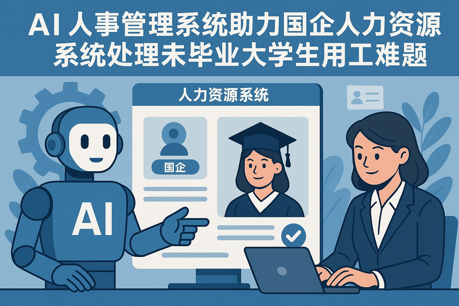AI人事管理系统助力国企人力资源系统处理未毕业大学生用工难题