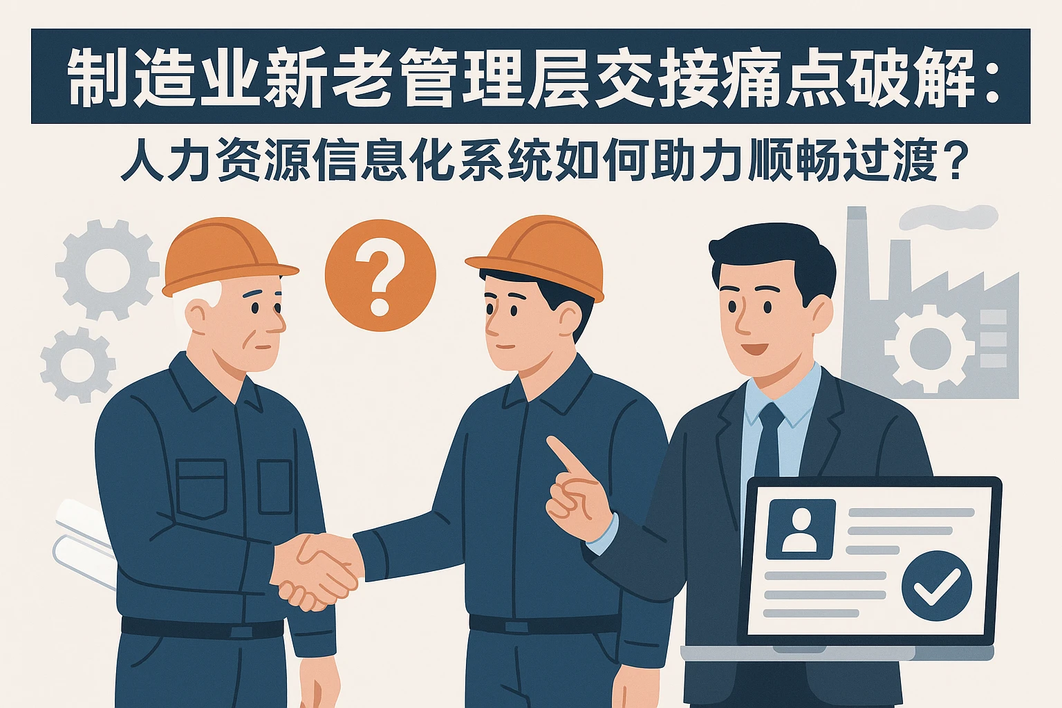 制造业新老管理层交接痛点破解：人力资源信息化系统如何助力顺畅过渡？