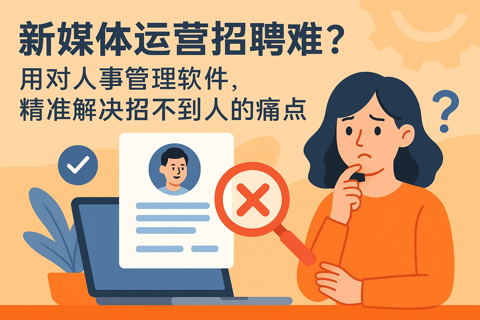 新媒体运营招聘难？用对人事管理软件，精准解决招不到人的痛点