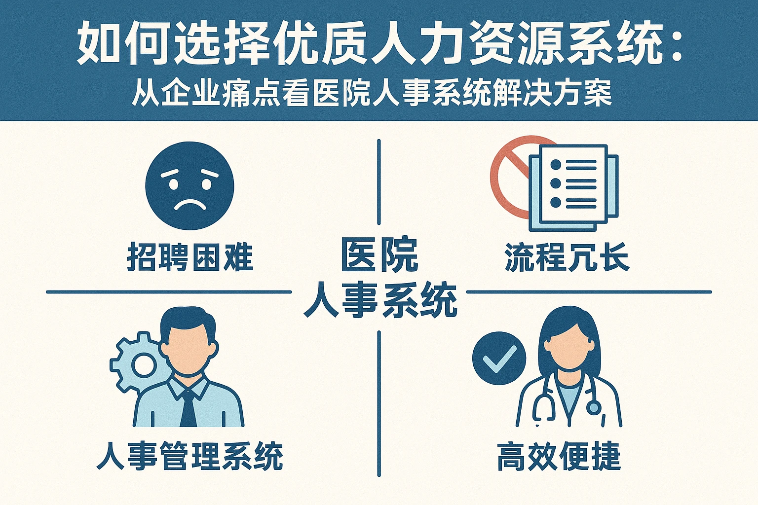 如何选择优质人力资源系统：从企业痛点看医院人事系统解决方案