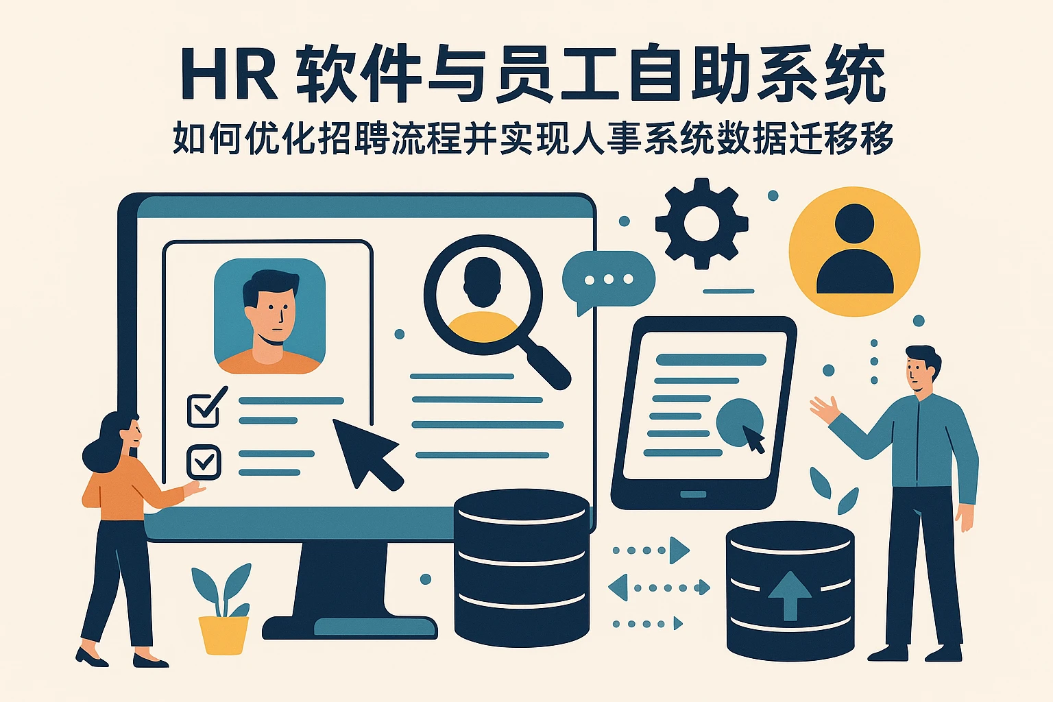 人力资源软件与员工自助系统如何优化招聘流程并实现人事系统数据迁移