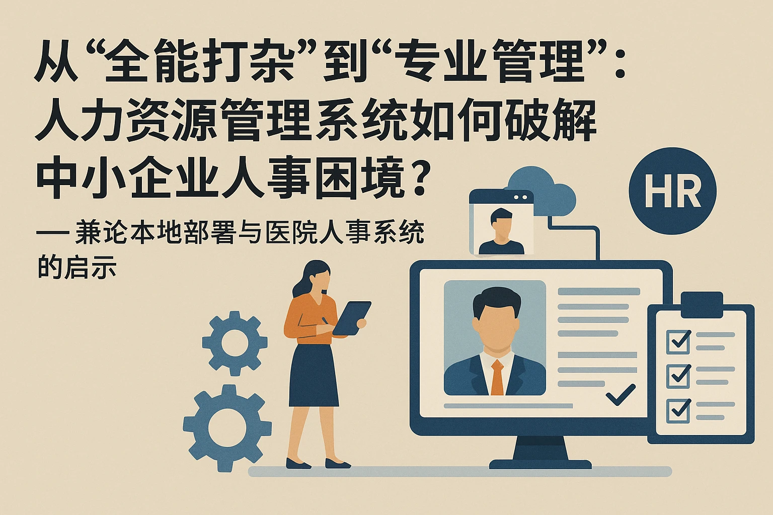 从“全能打杂”到“专业管理”：人力资源管理系统如何破解中小企业人事困境？——兼论本地部署与医院人事系统的启示
