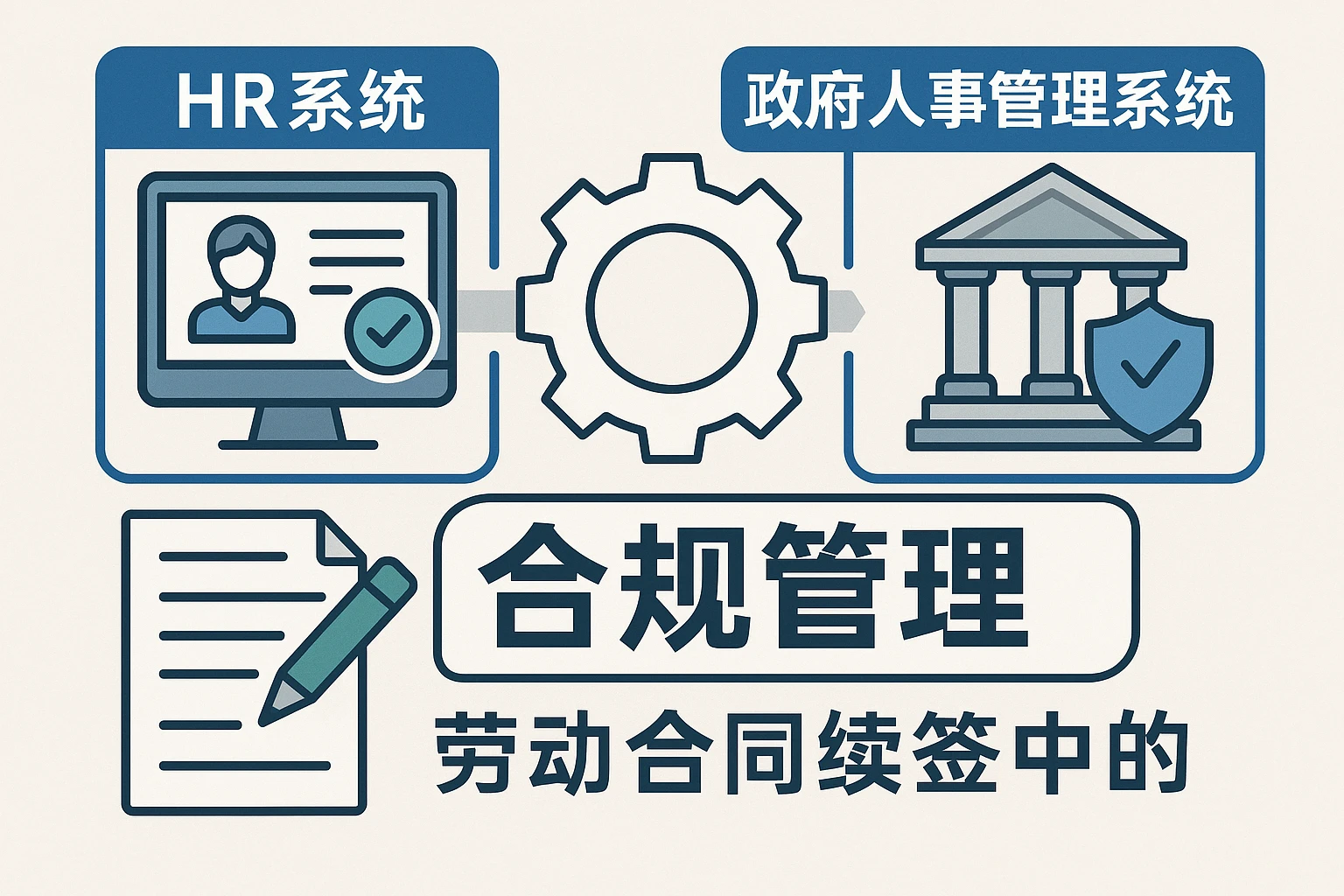 HR系统与政府人事管理系统在劳动合同续签中的合规管理