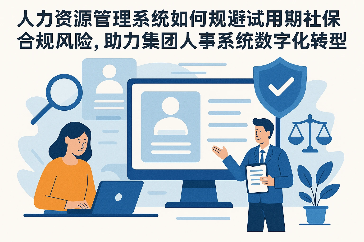 人力资源管理系统如何规避试用期社保合规风险，助力集团人事系统数字化转型