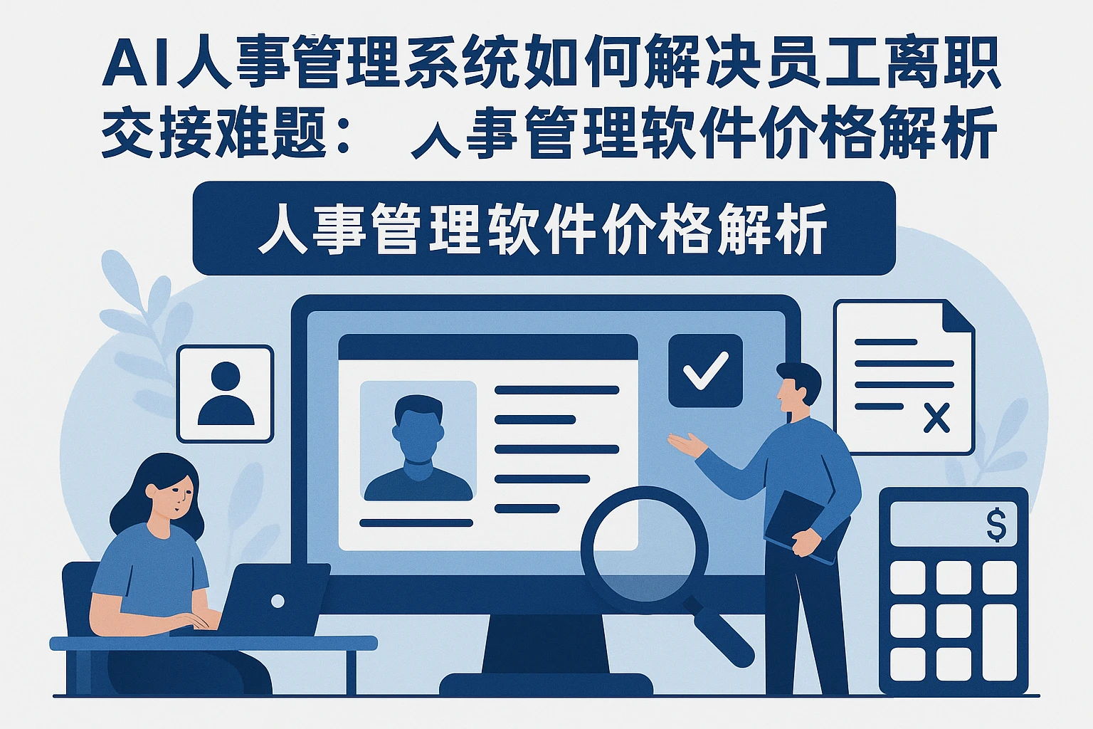 AI人事管理系统如何解决员工离职交接难题:人事管理软件价格解析