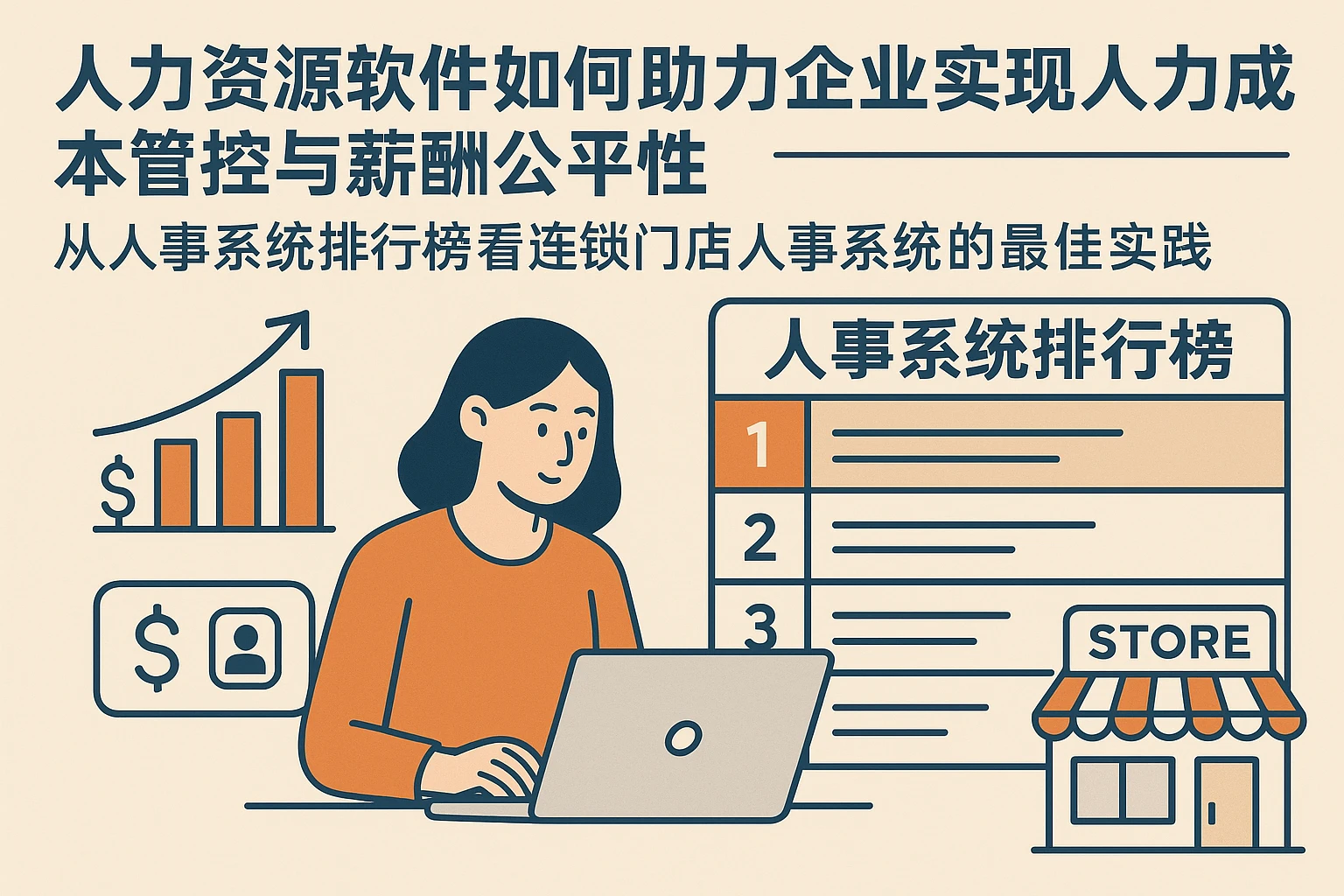 人力资源软件如何助力企业实现人力成本管控与薪酬公平性 - 从人事系统排行榜看连锁门店人事系统的最佳实践