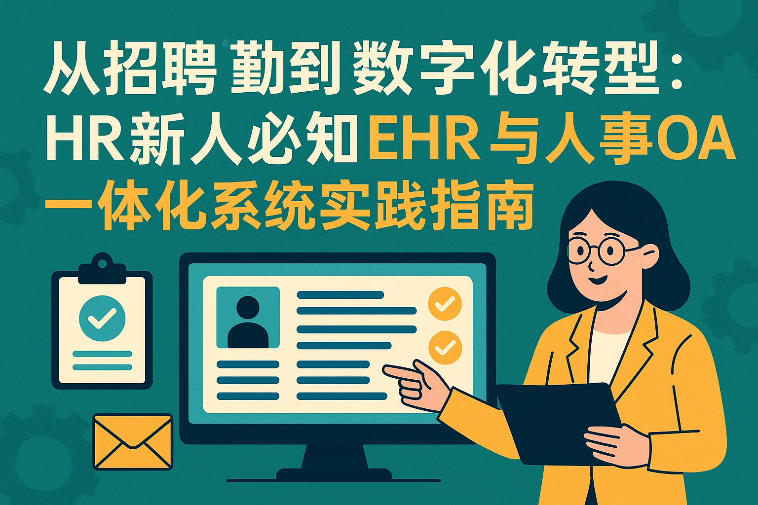 从招聘考勤到数字化转型：HR新人必知的EHR与人事OA一体化系统实战指南