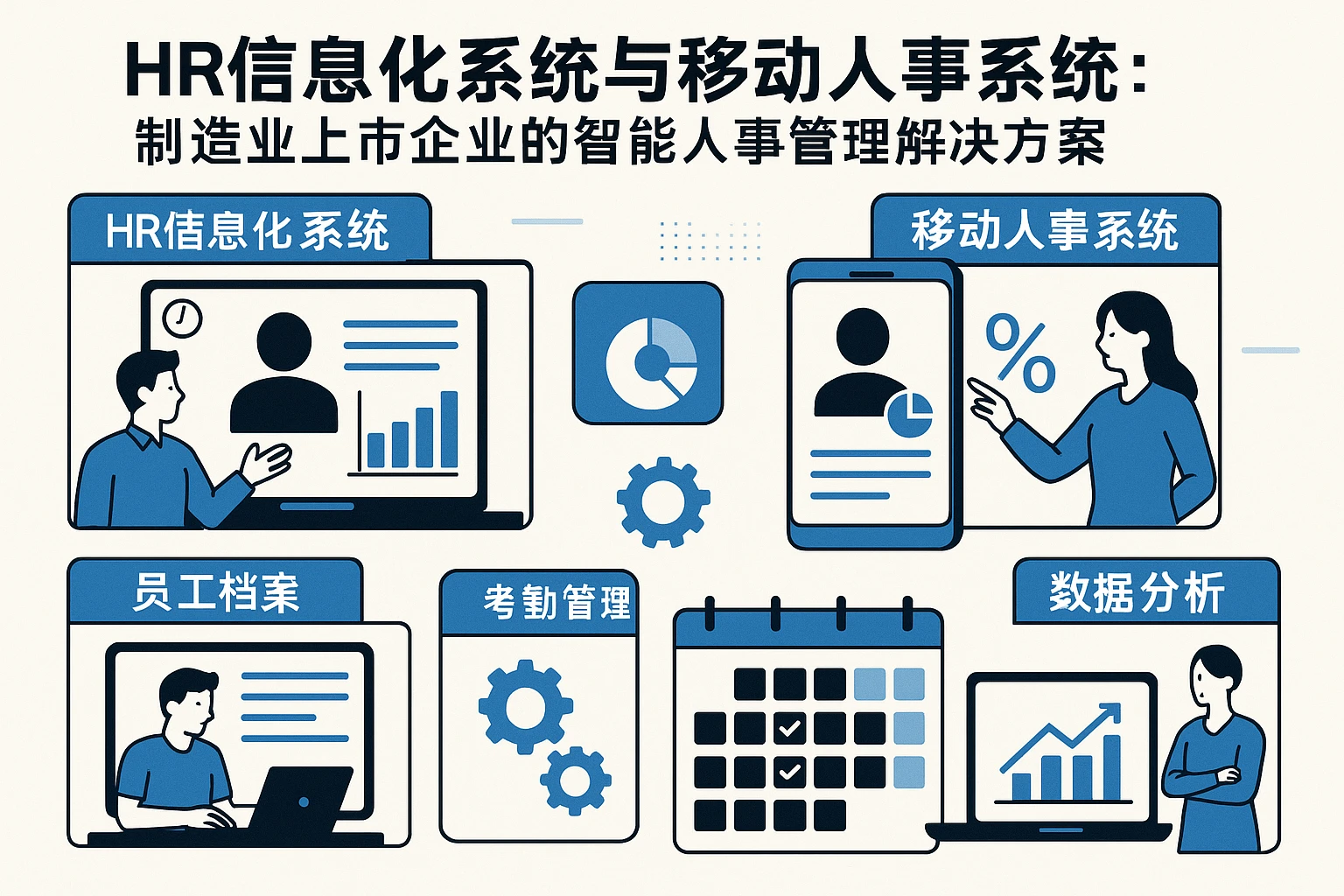人力资源信息化系统与移动人事系统:制造业上市企业的智能人事管理解决方案