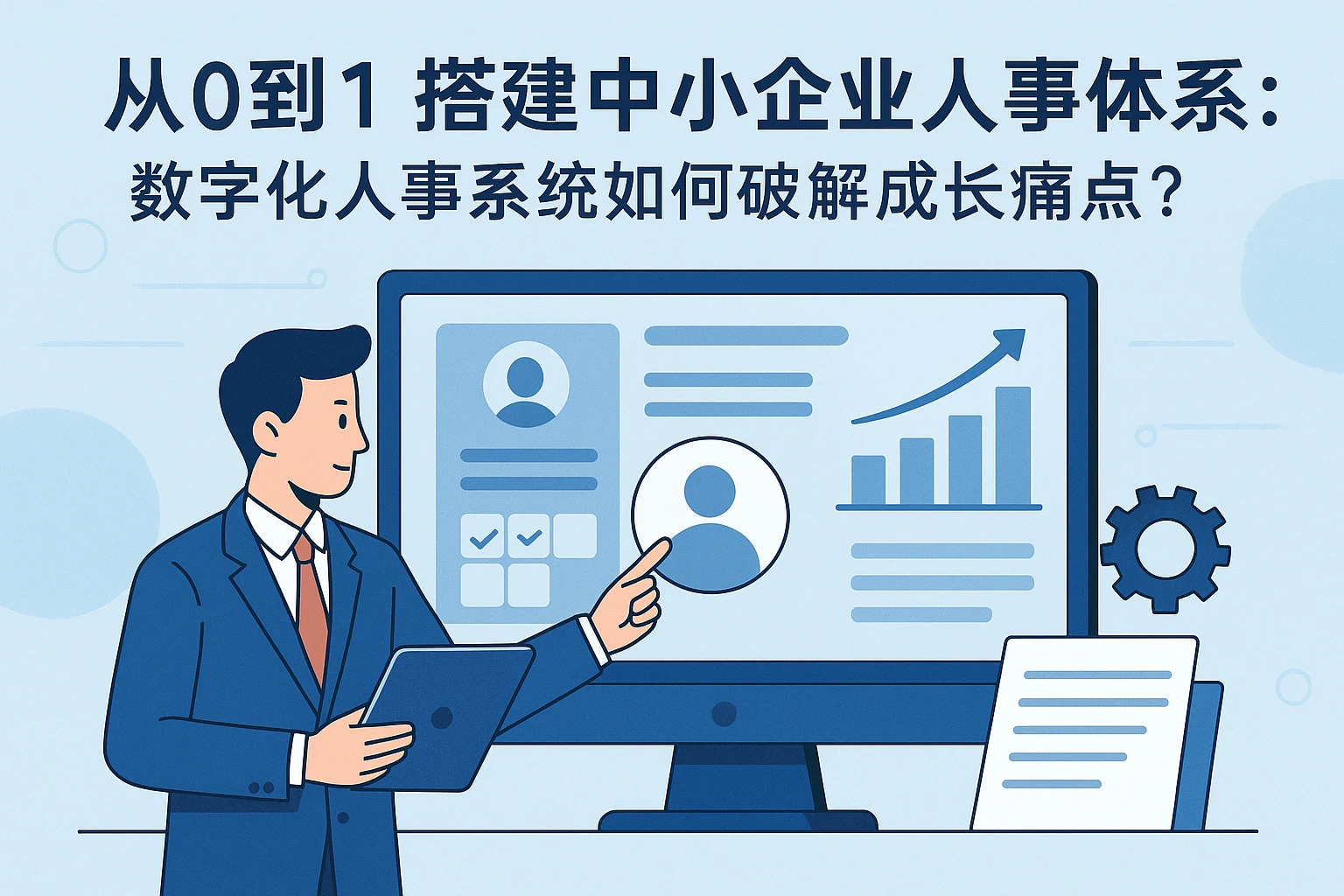 从0到1搭建中小企业人事体系：数字化人事系统如何破解成长痛点？