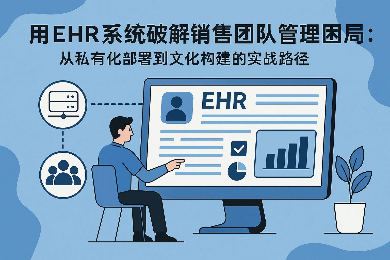 用EHR系统破解销售团队管理困局：从私有化部署到文化构建的实战路径