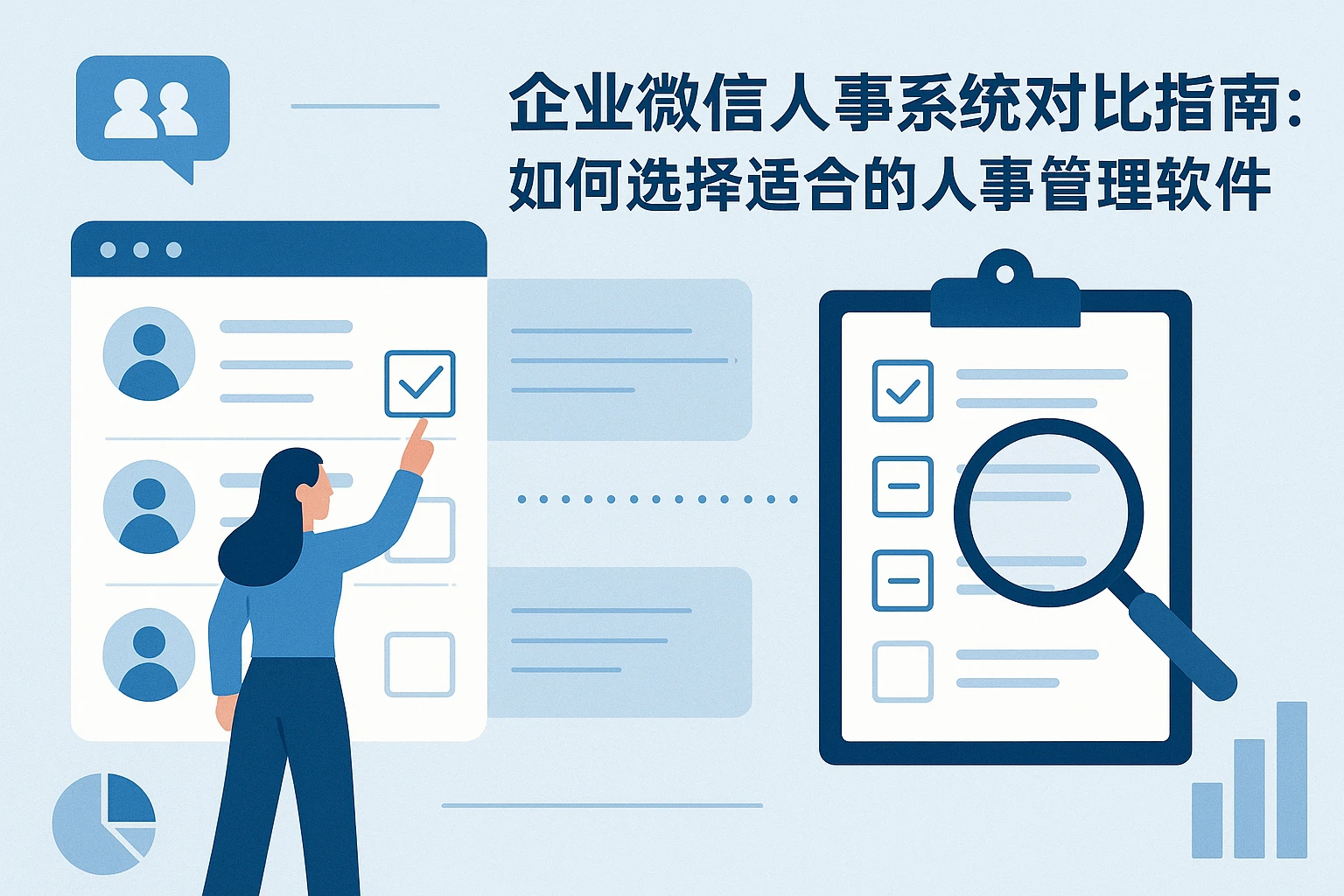 企业微信人事系统对比指南：如何选择适合的人事管理软件