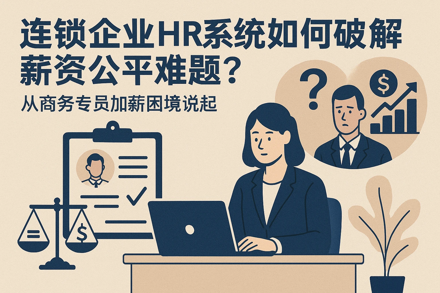 连锁企业HR系统如何破解薪资公平难题？从商务专员加薪困境说起