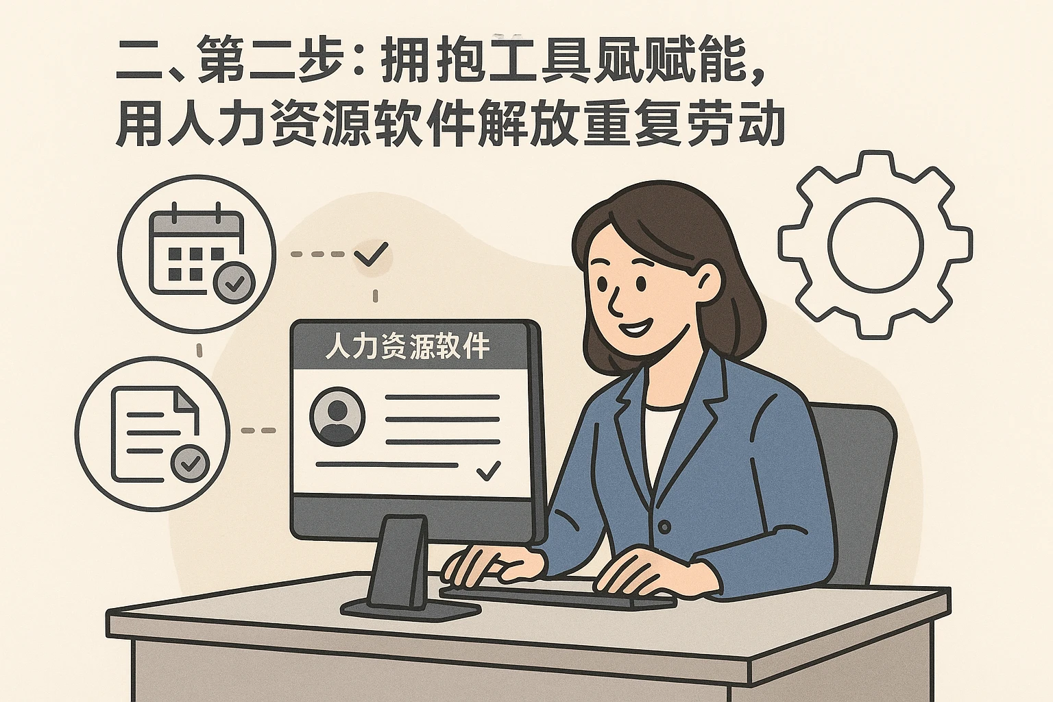二、第二步:拥抱工具赋能,用人力资源软件解放重复劳动