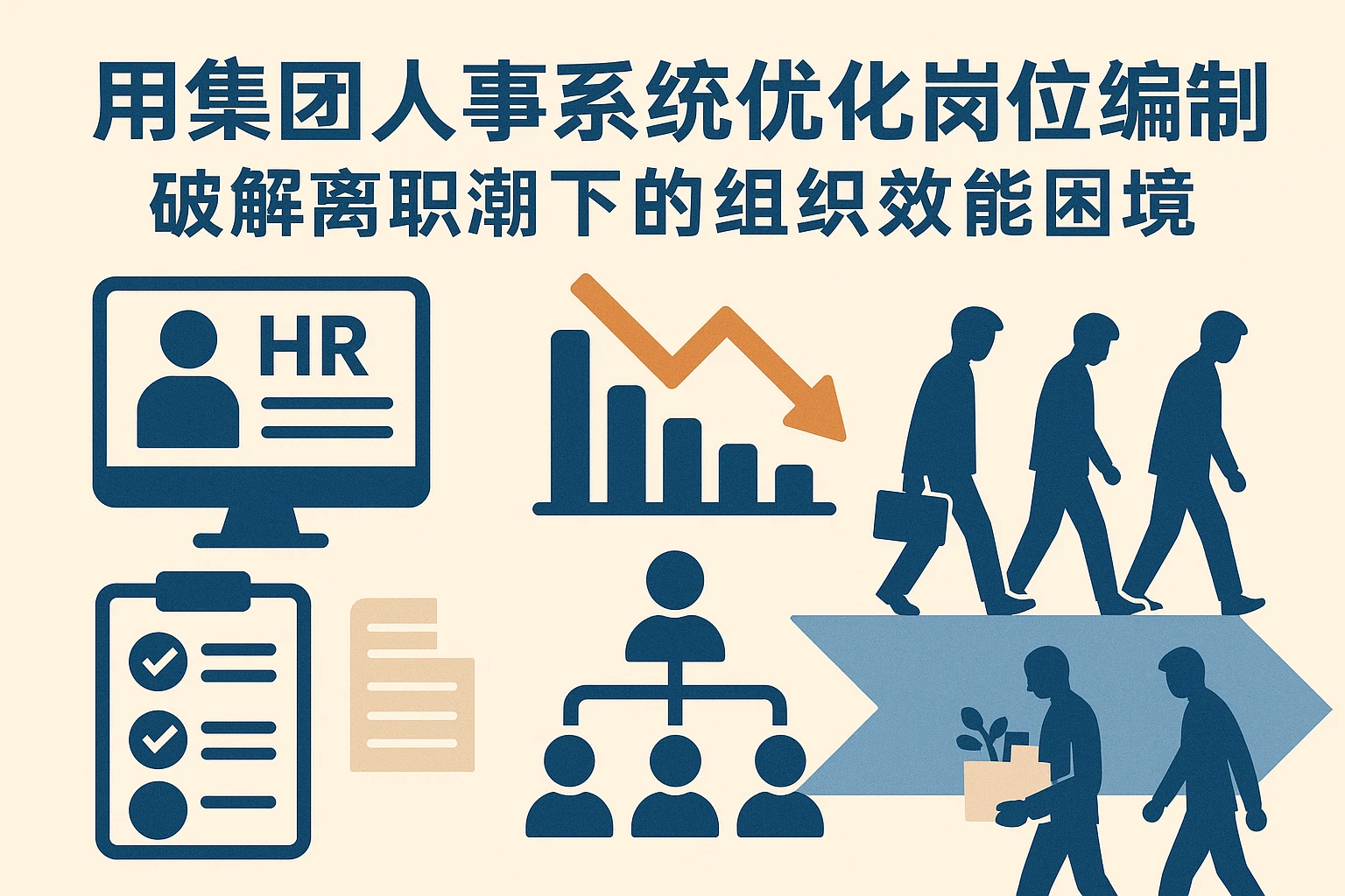 用集团人事系统优化岗位编制：破解离职潮下的组织效能困境