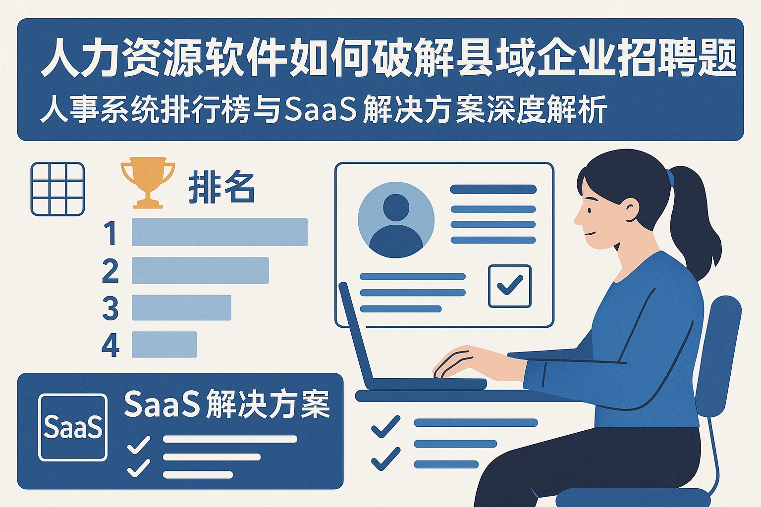 人力资源软件如何破解县域企业招聘难题：人事系统排行榜与SaaS解决方案深度解析