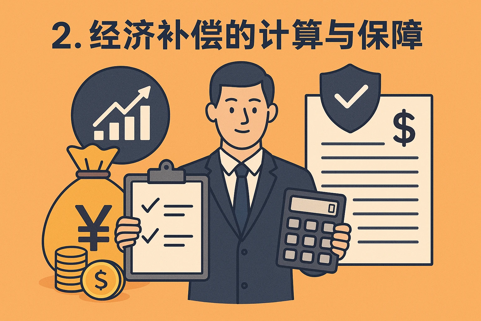 2. 经济补偿的计算与保障