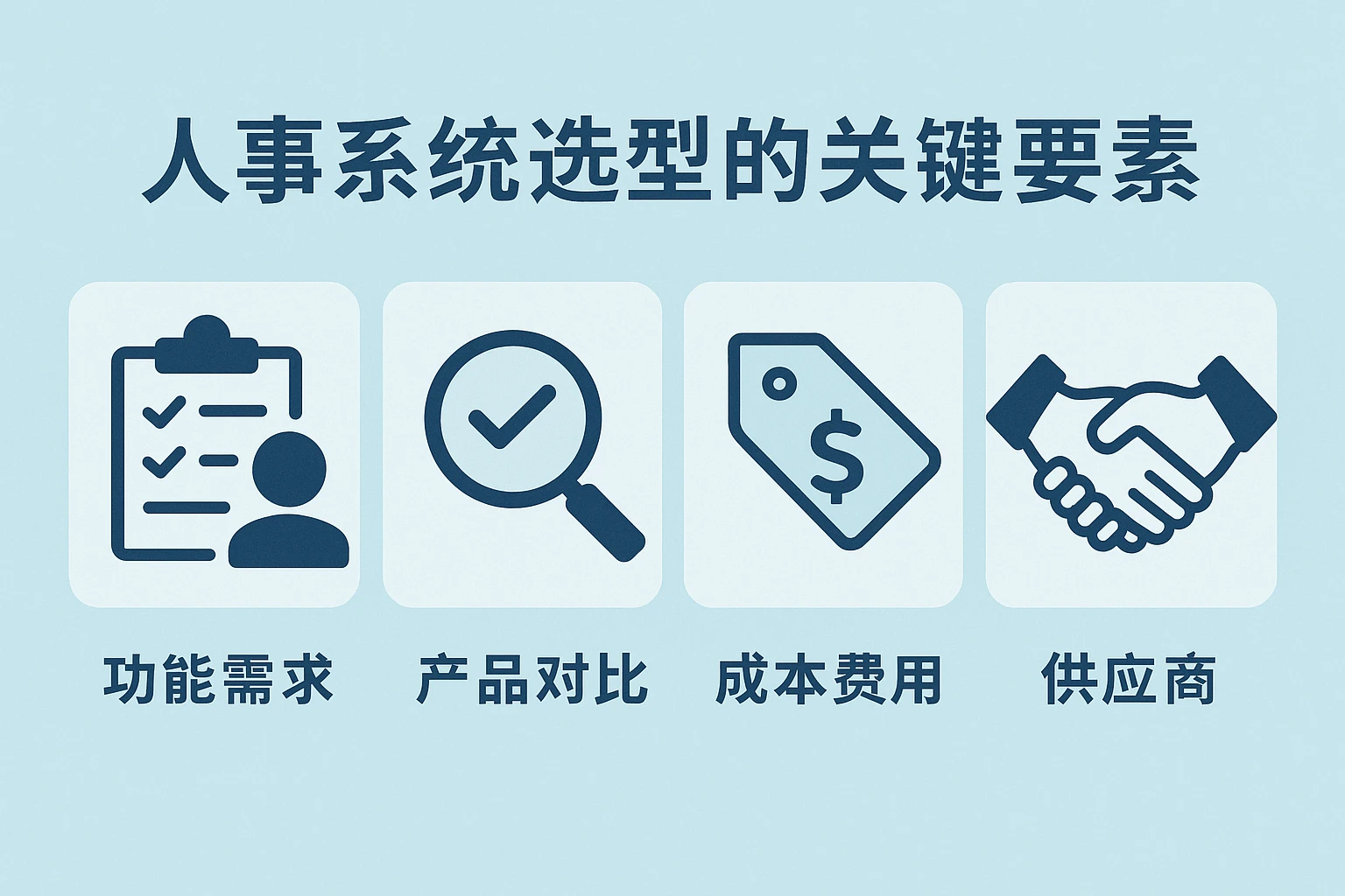 人事系统选型的关键要素