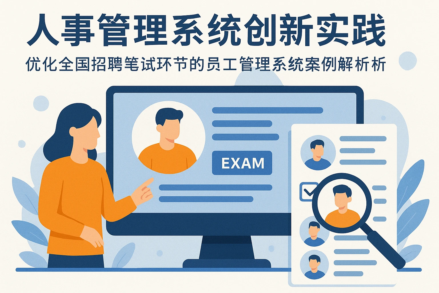 人事管理系统创新实践:优化全国招聘笔试环节的员工管理系统案例解析