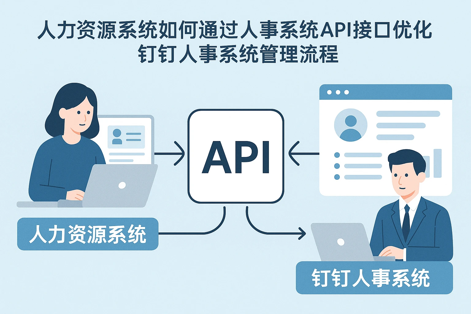 人力资源系统如何通过人事系统API接口优化钉钉人事系统管理流程