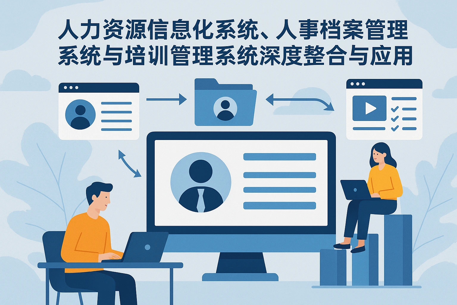 人力资源信息化系统、人事档案管理系统与培训管理系统的深度整合与应用