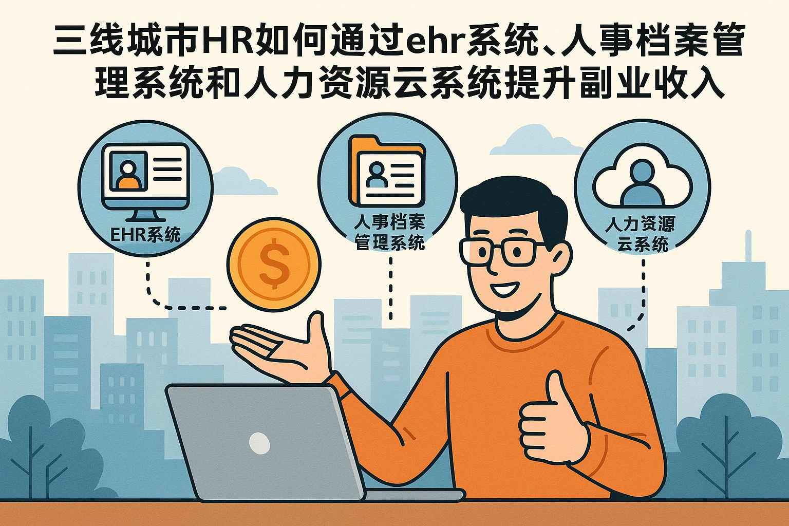 三线城市HR如何通过ehr系统、人事档案管理系统和人力资源云系统提升副业收入