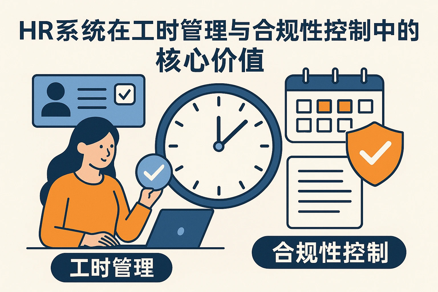 HR系统在工时管理与合规性控制中的核心价值