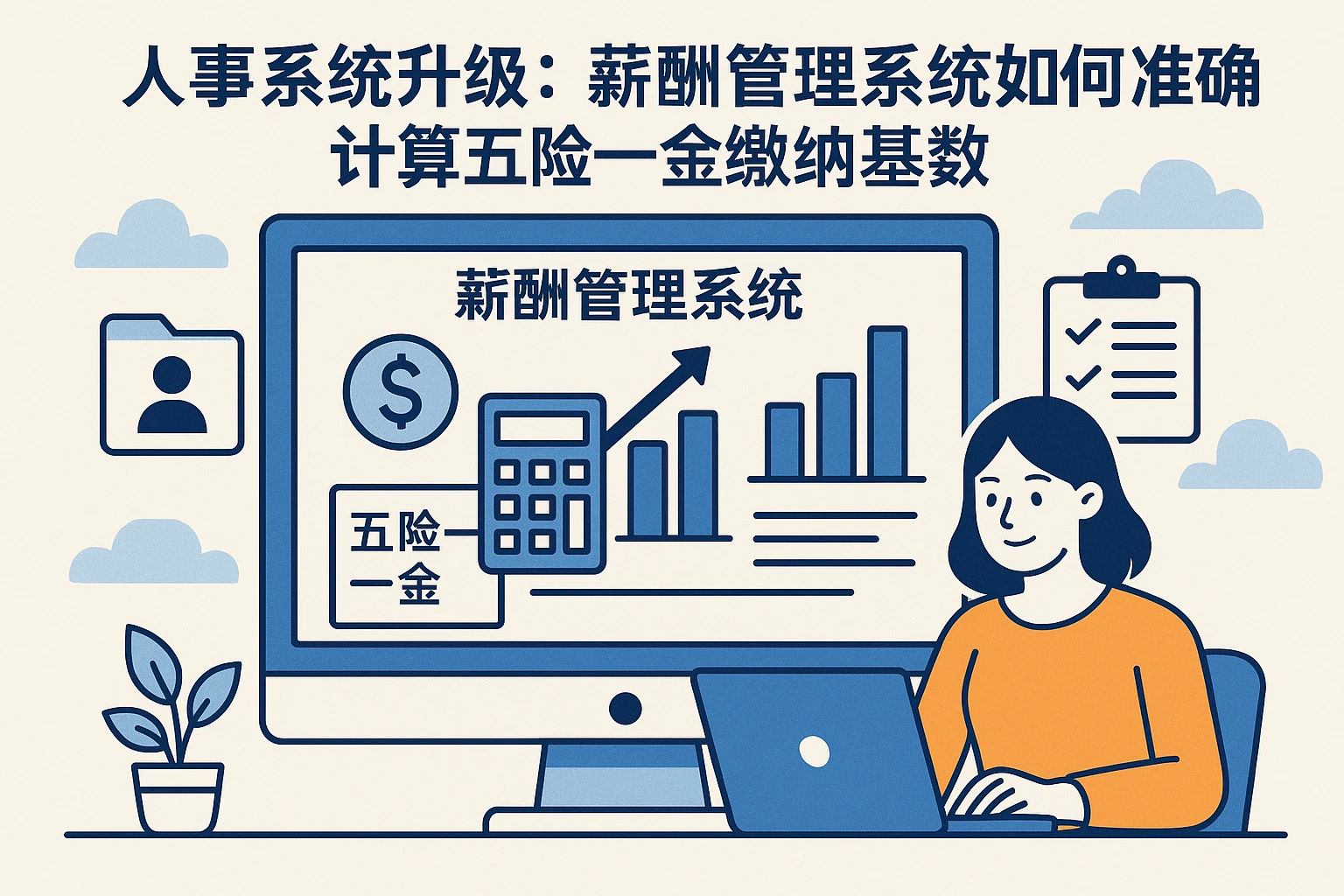 人事系统升级:薪酬管理系统如何准确计算五险一金缴纳基数