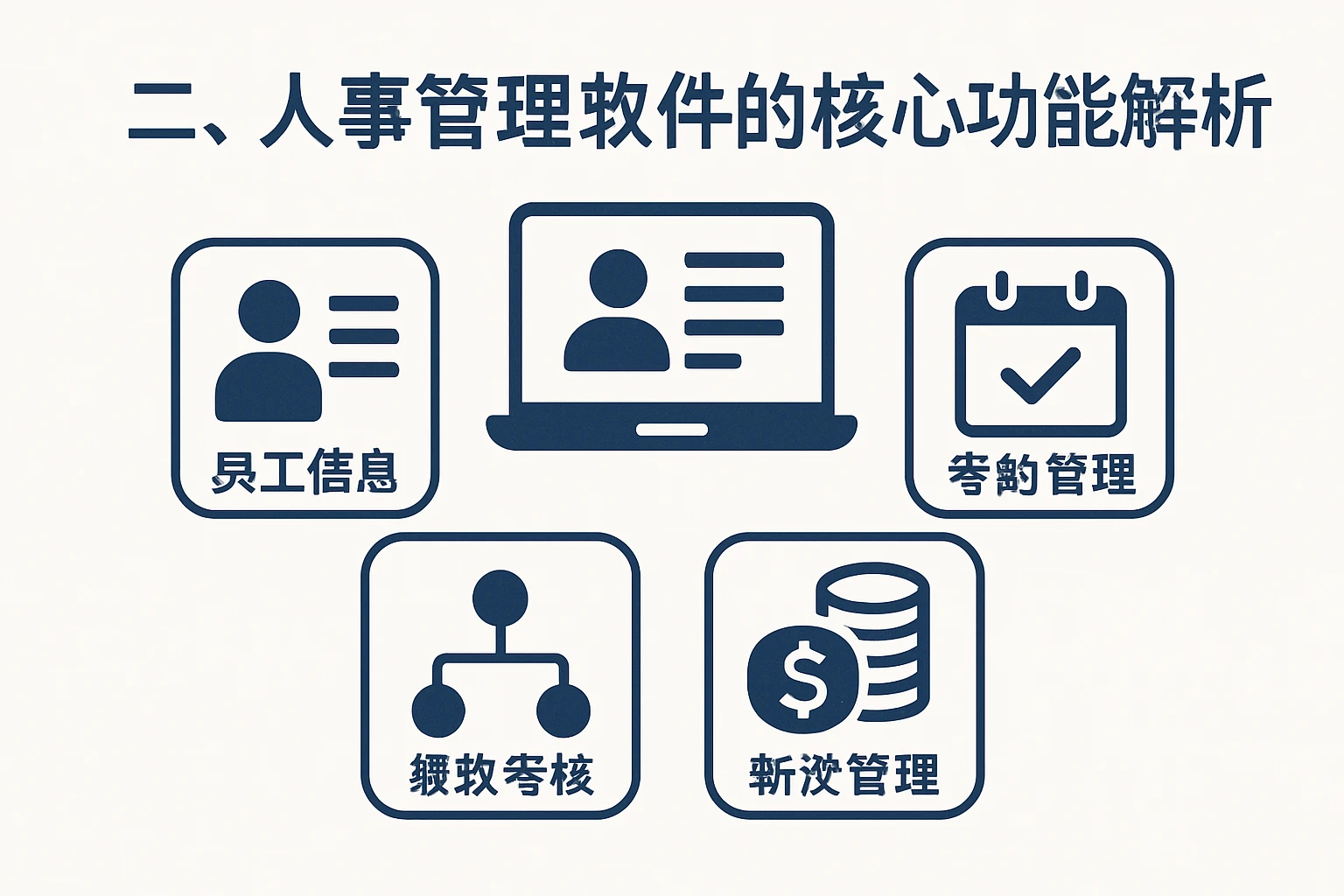 二、人事管理软件的核心功能解析